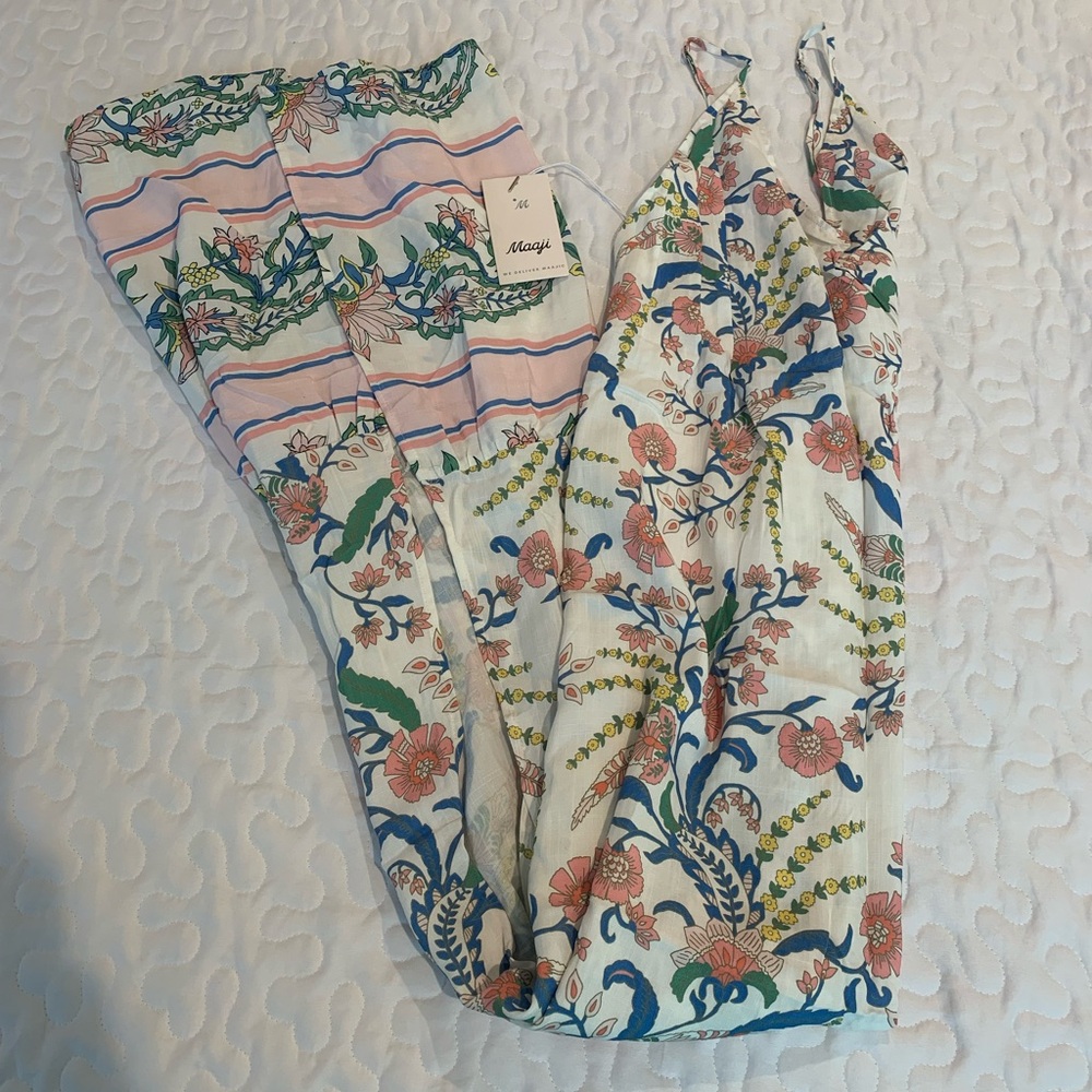 Maaji White Floral Maxi Dress